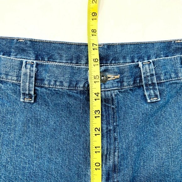 Vtg Wrangler Relaxed Fit Carpenter Denim Shorts - Picture 12 of 12